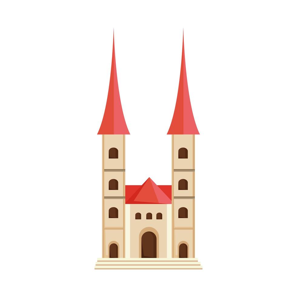 kerk van st leodegar vector