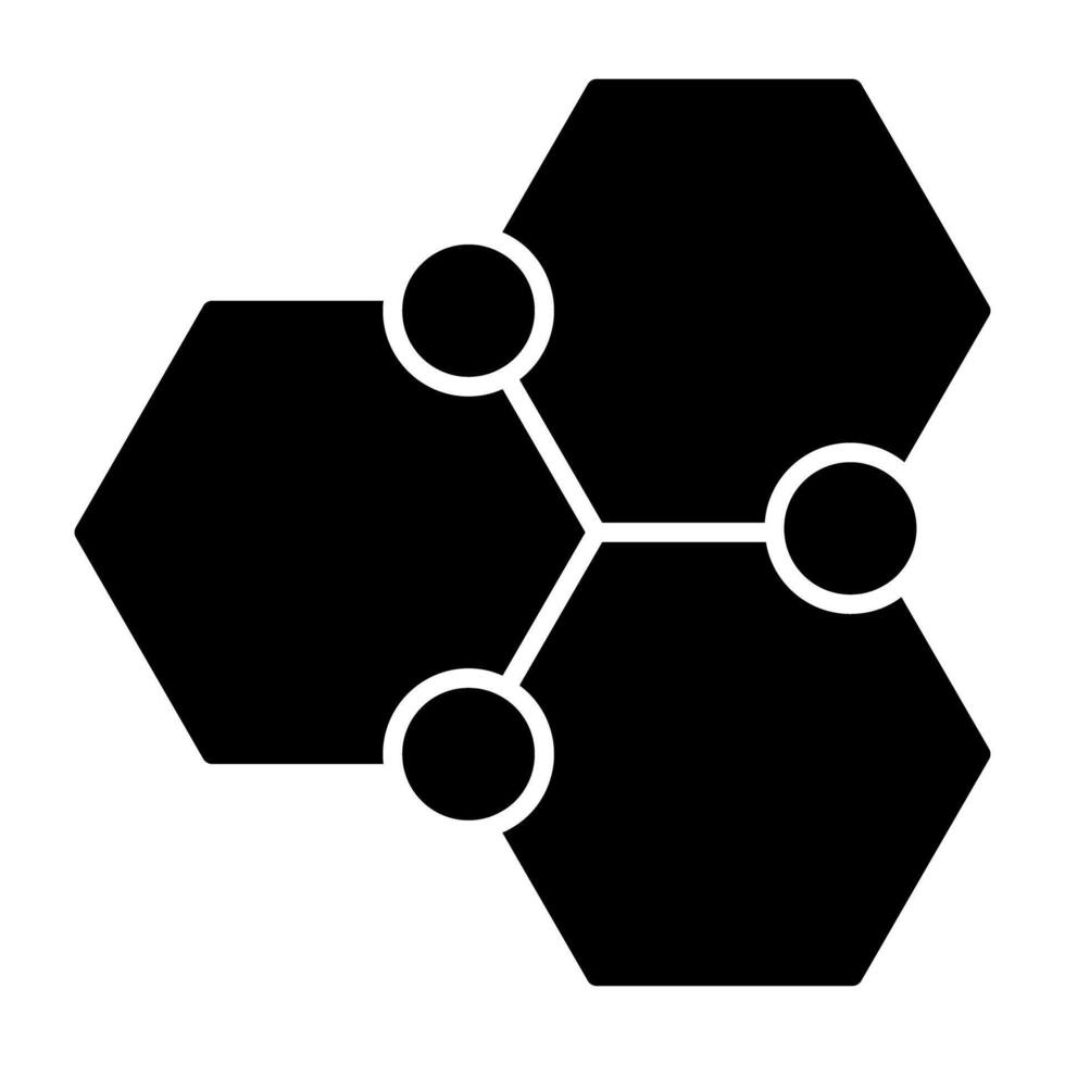 chemisch formule icoon, bewerkbare vector