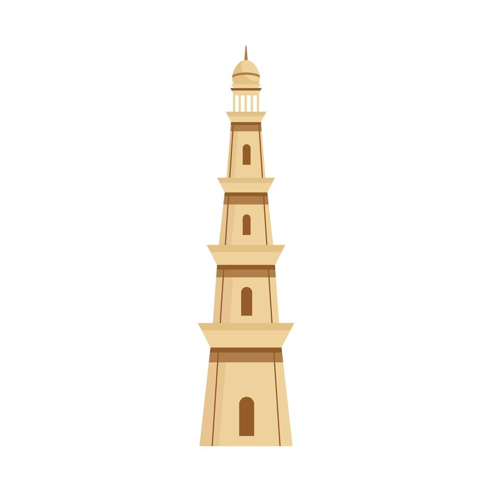 indiase toren icoon vector