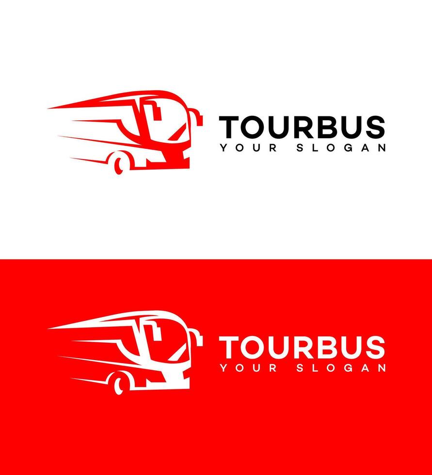 tour bus logo icoon merk identiteit teken symbool vector