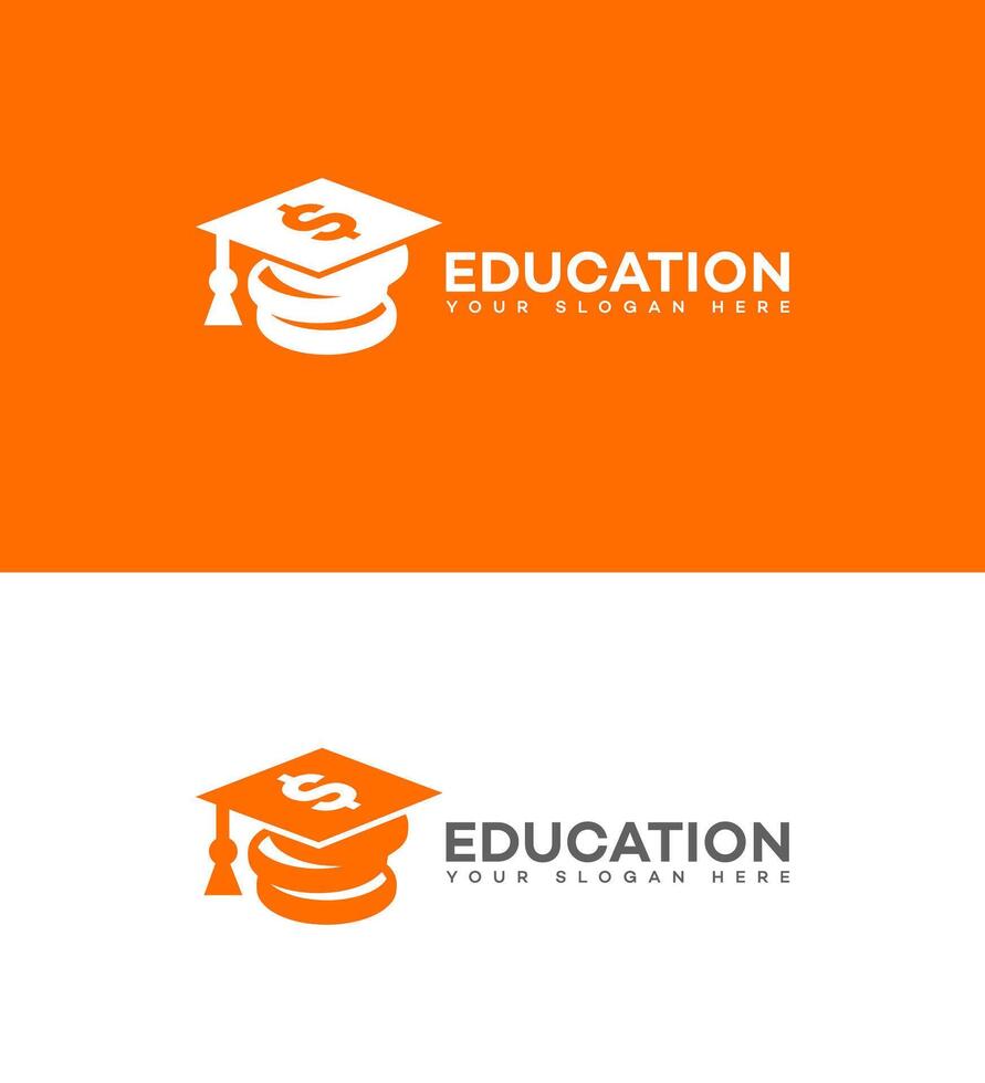 onderwijs pet logo vector