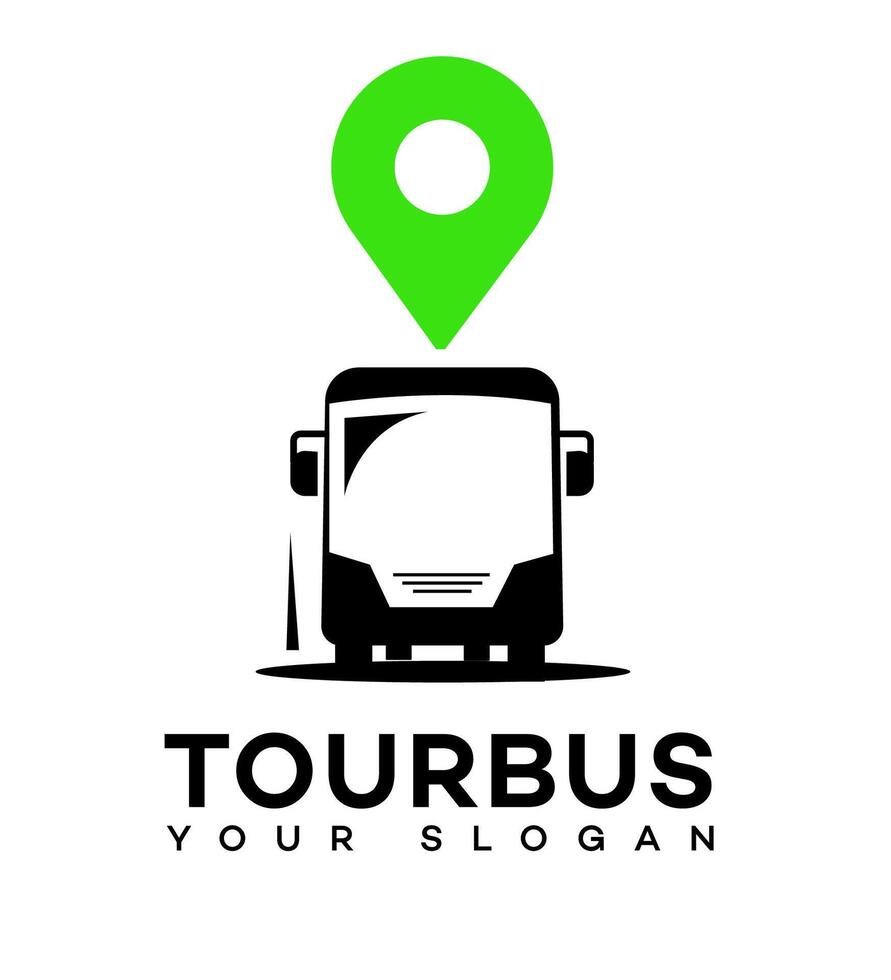 tour bus logo icoon merk identiteit teken symbool vector