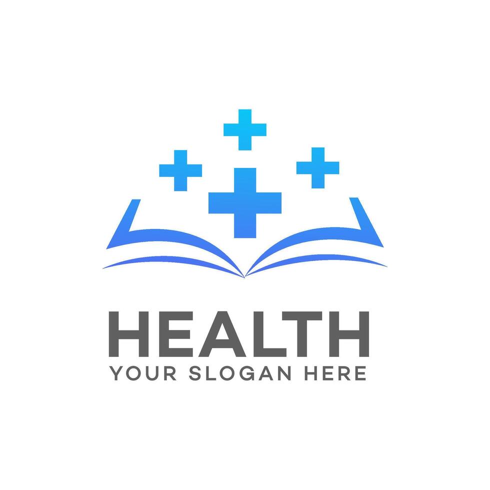 Gezondheid onderwijs logo icoon merk identiteit teken symbool sjabloon vector