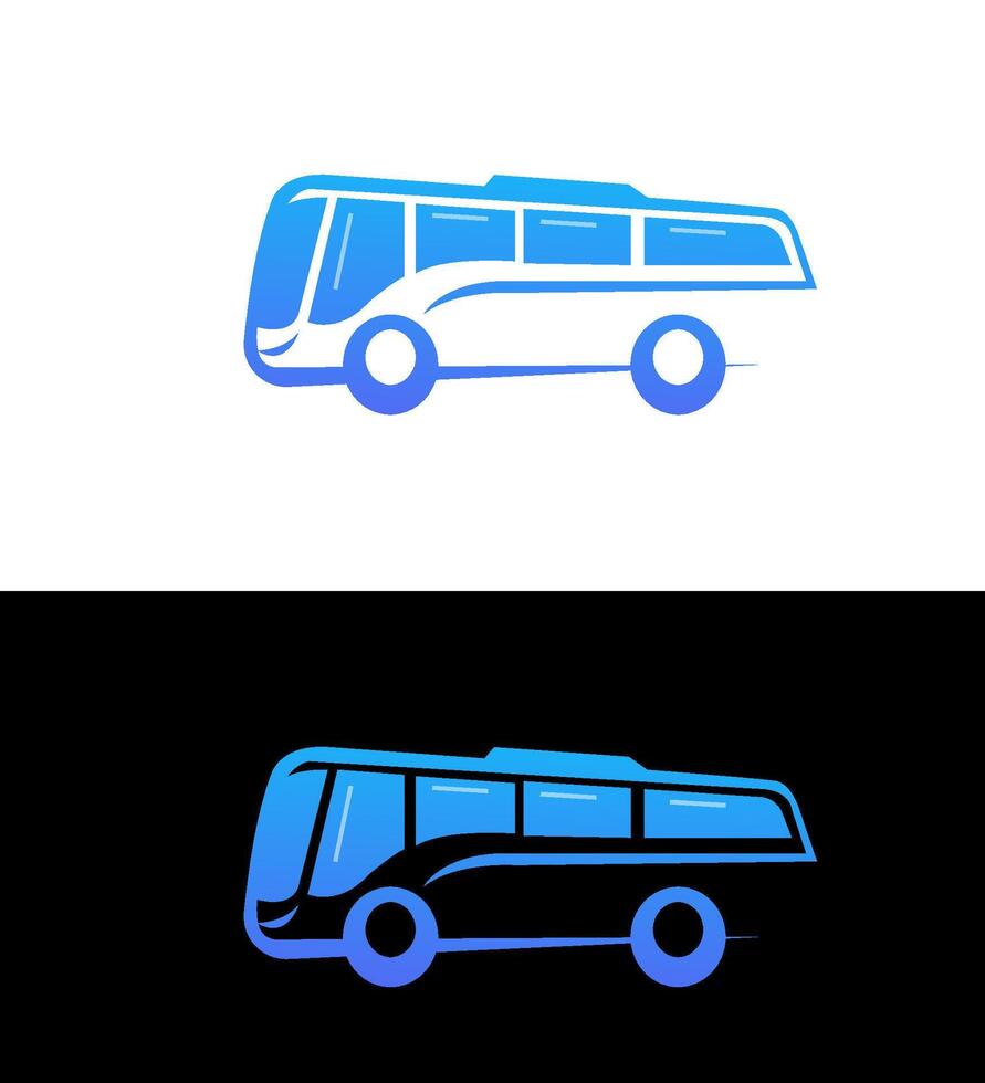 tour bus logo icoon merk identiteit teken symbool vector