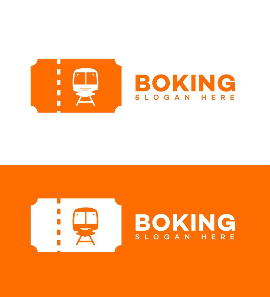 trein reservering logo icoon merk identiteit teken symbool vector