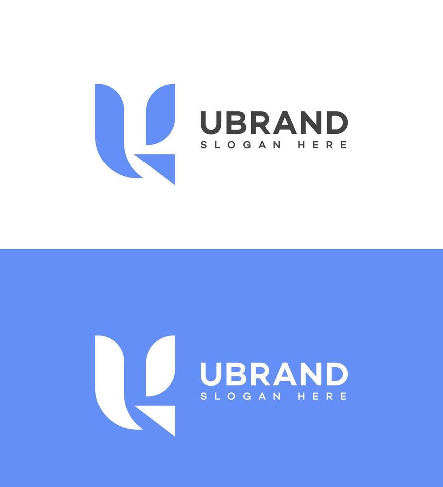 u brief logo icoon merk identiteit teken symbool sjabloon vector