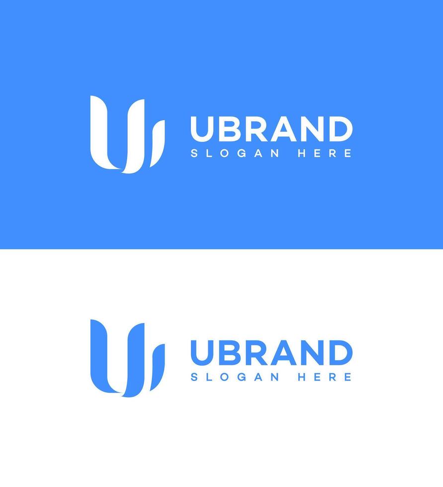 u brief logo icoon merk identiteit teken symbool sjabloon vector