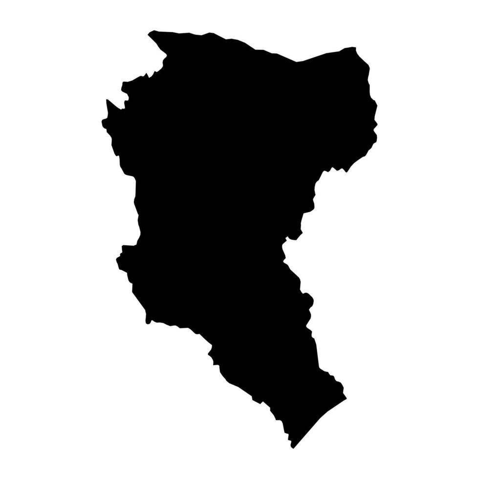 manatuto gemeente kaart, administratief divisie van oosten- Timor. vector illustratie.