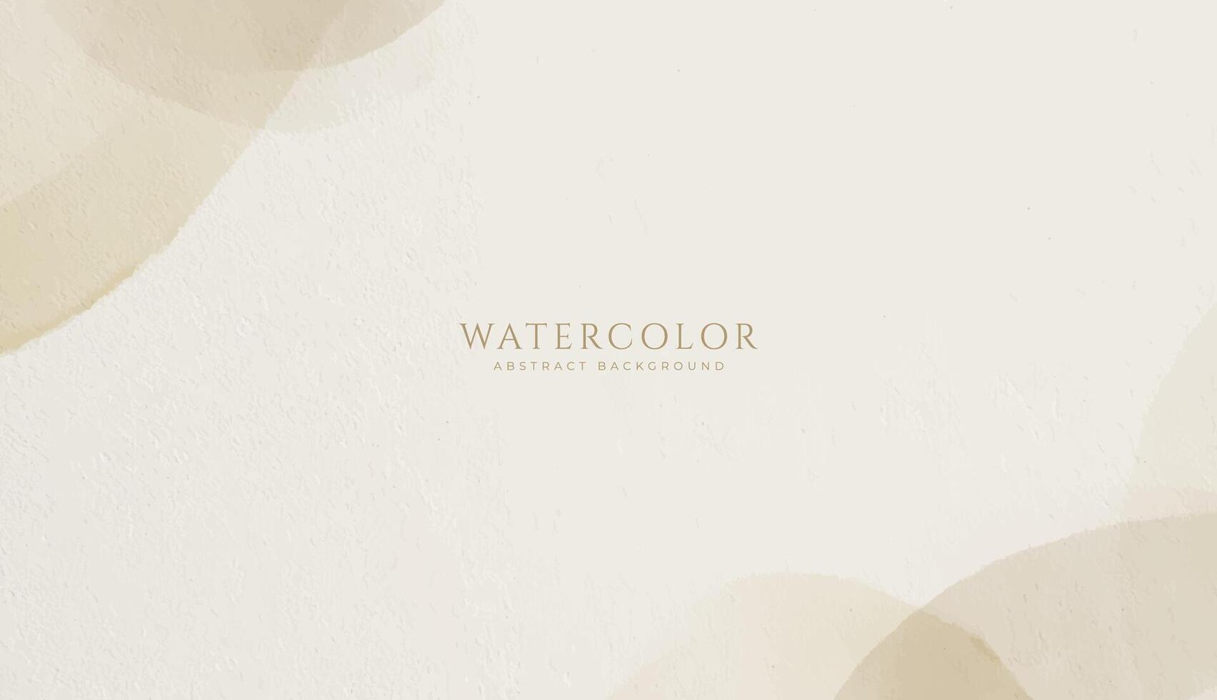 abstract horizontaal waterverf achtergrond. neutrale licht bruin beige gekleurde leeg ruimte achtergrond illustratie vector