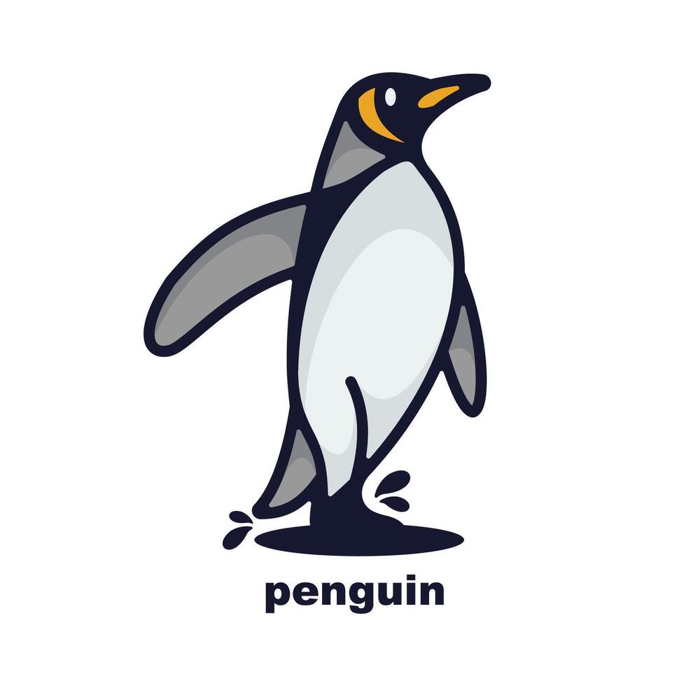 pinguïn logo verzameling vector