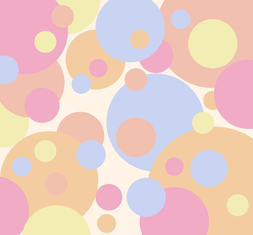 kleurrijk regenboog matte ballen in verschillend maten. abstract samenstelling met veelkleurig pastel vliegend bollen. vector achtergrond