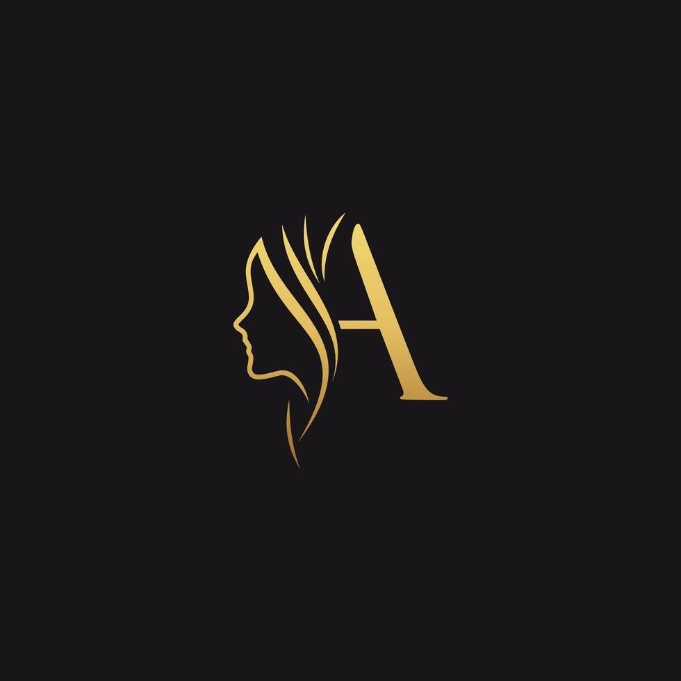 een logo voor een schoonheid salon vector