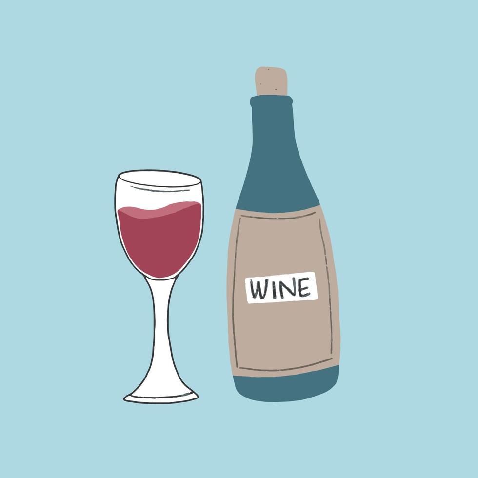 wijnglas rode wijn pro vectorafbeeldingen vector