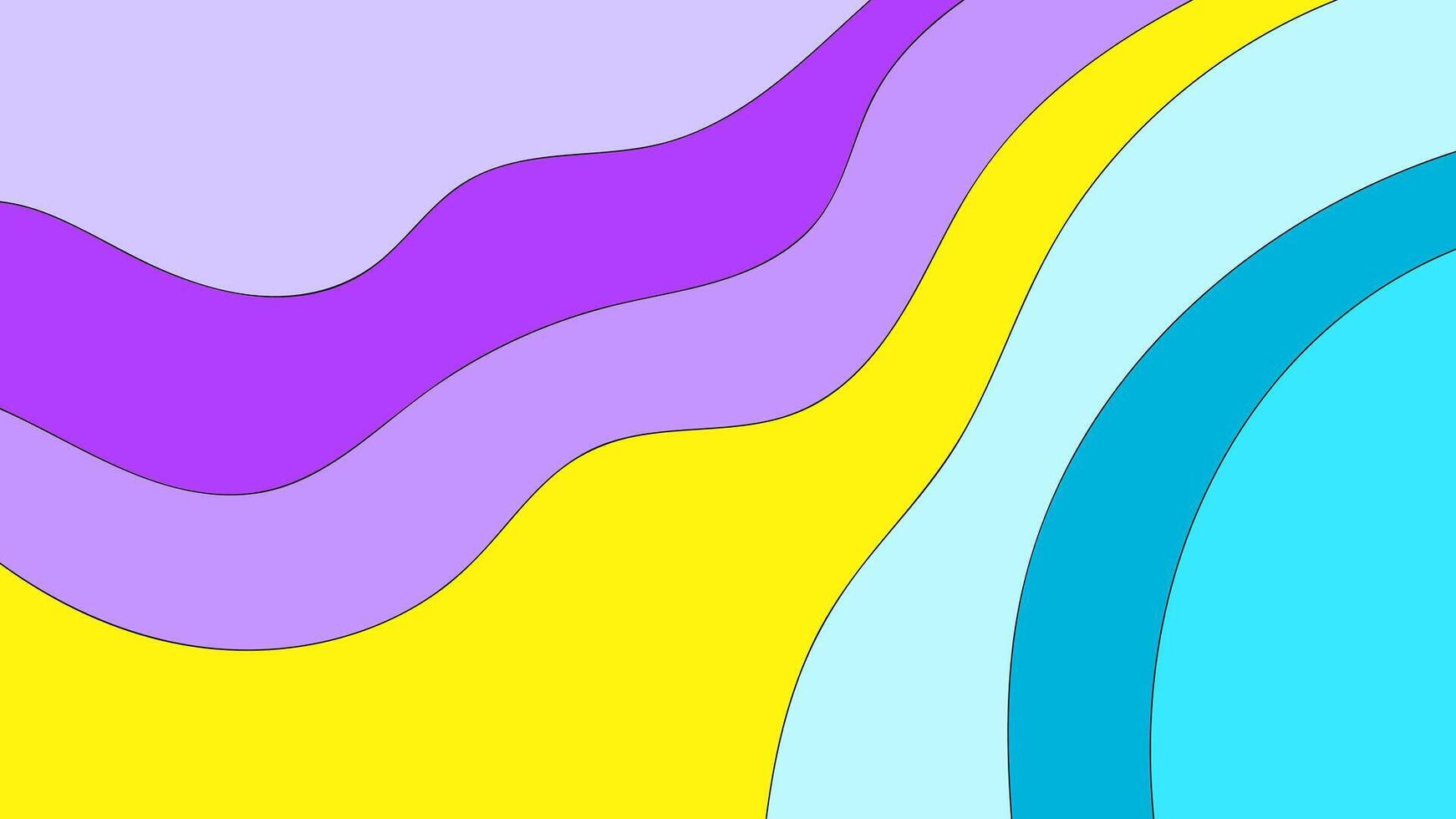 abstract achtergrond met hand- getrokken vormen pastel vlak kleur vector ontwerp sjabloon voor behang, Hoes ontwerp, Startpagina ontwerp
