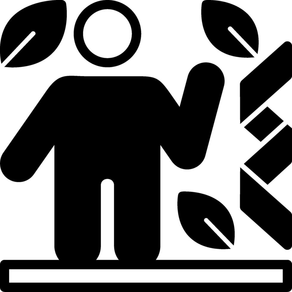 eiwit glyph-pictogram vector