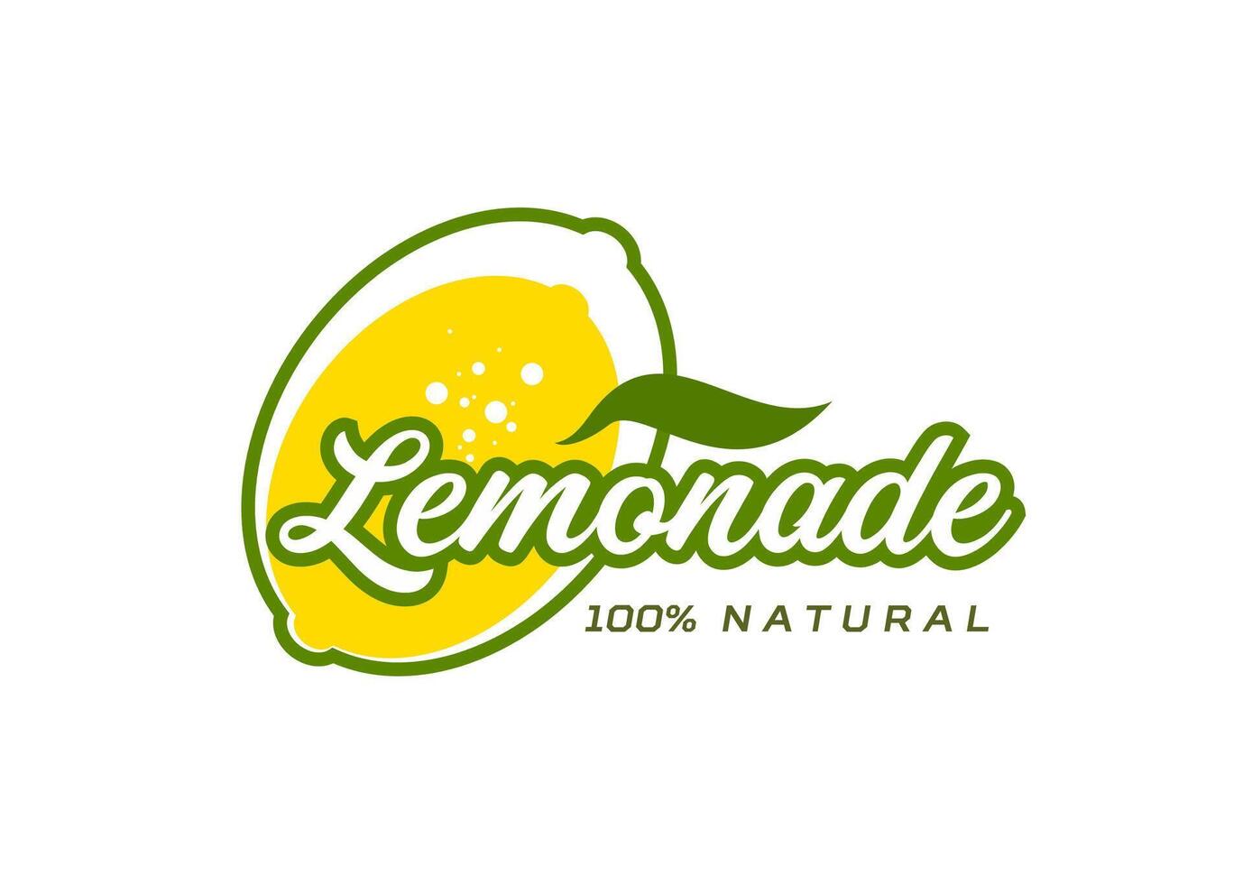 limonade icoon met citroen fruit voor sap drinken vector