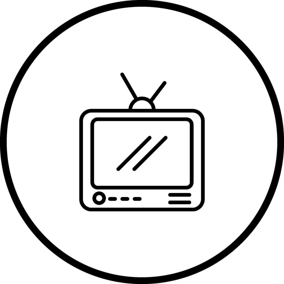 televisie uitzending vector icoon