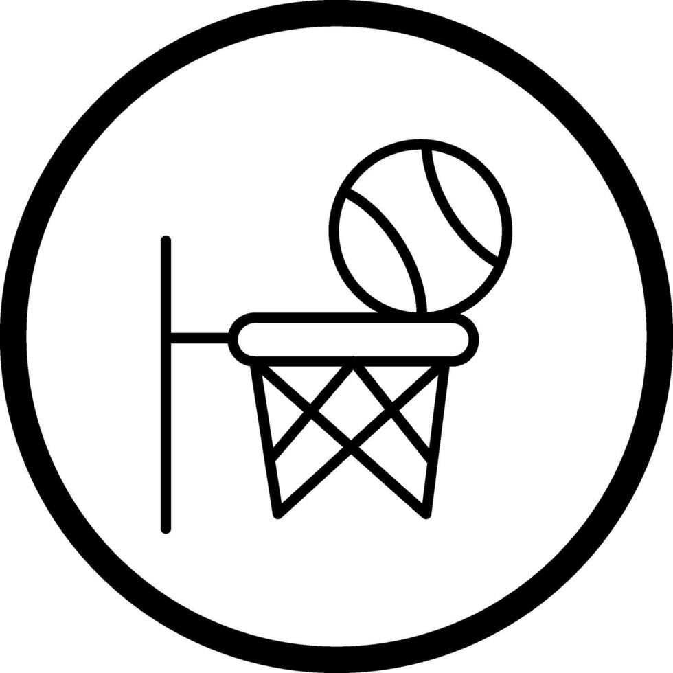 basketbal vector pictogram