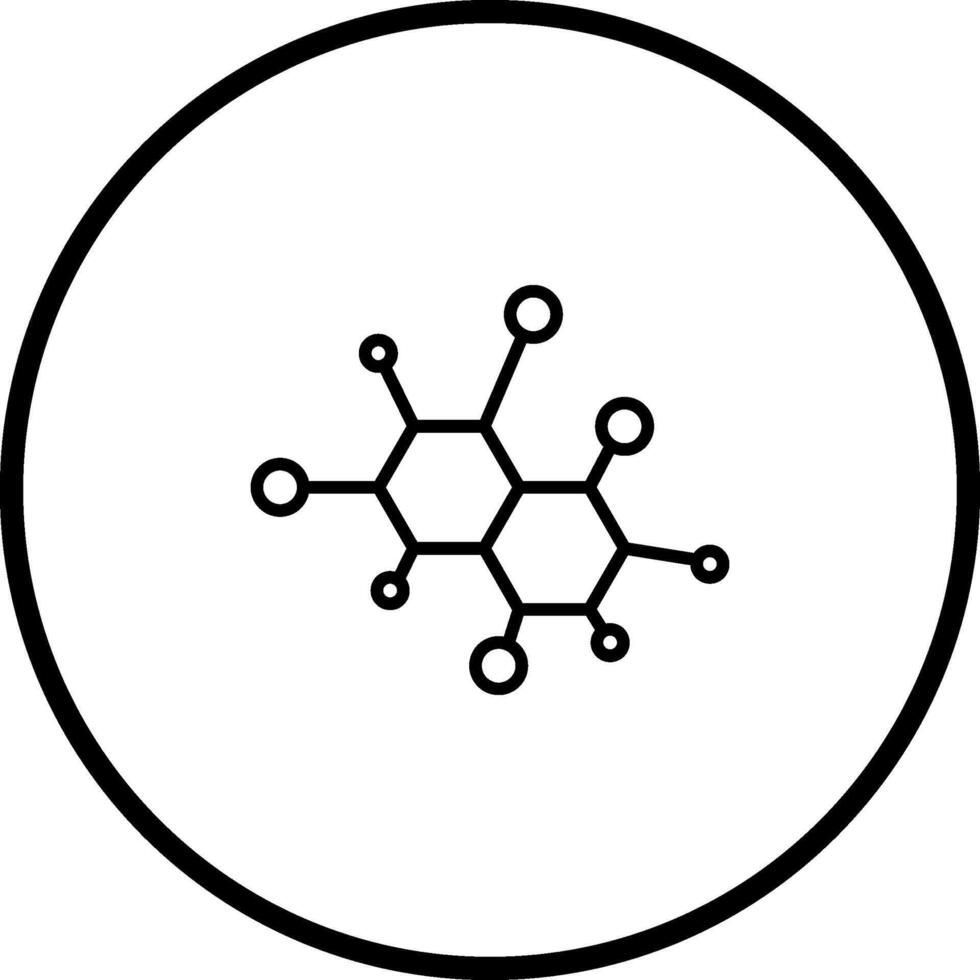 molecuul vector pictogram