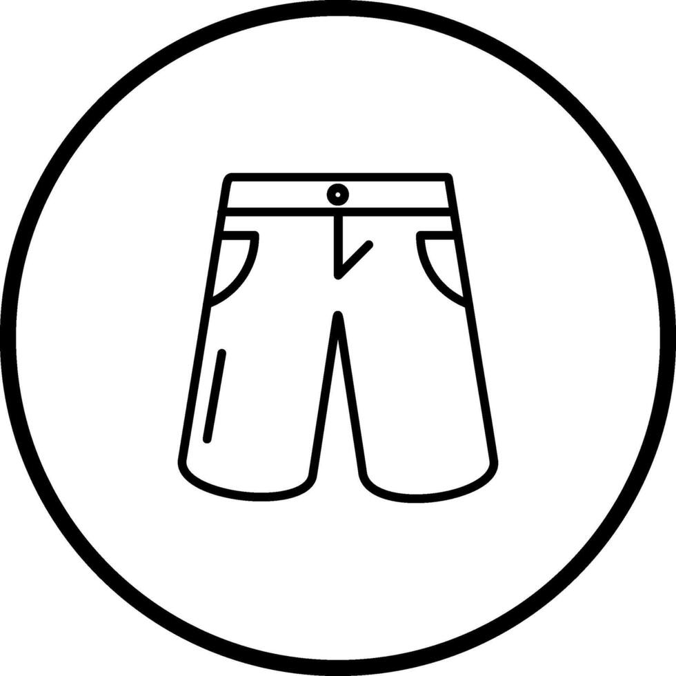korte broek vector pictogram