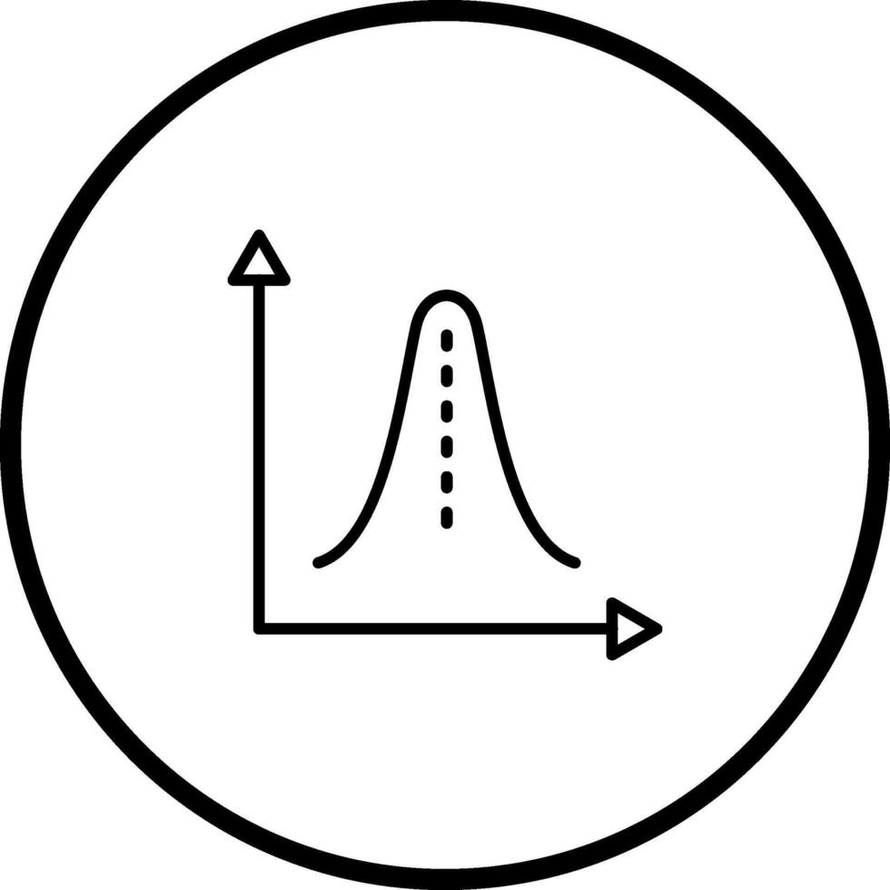 histogram vector icoon