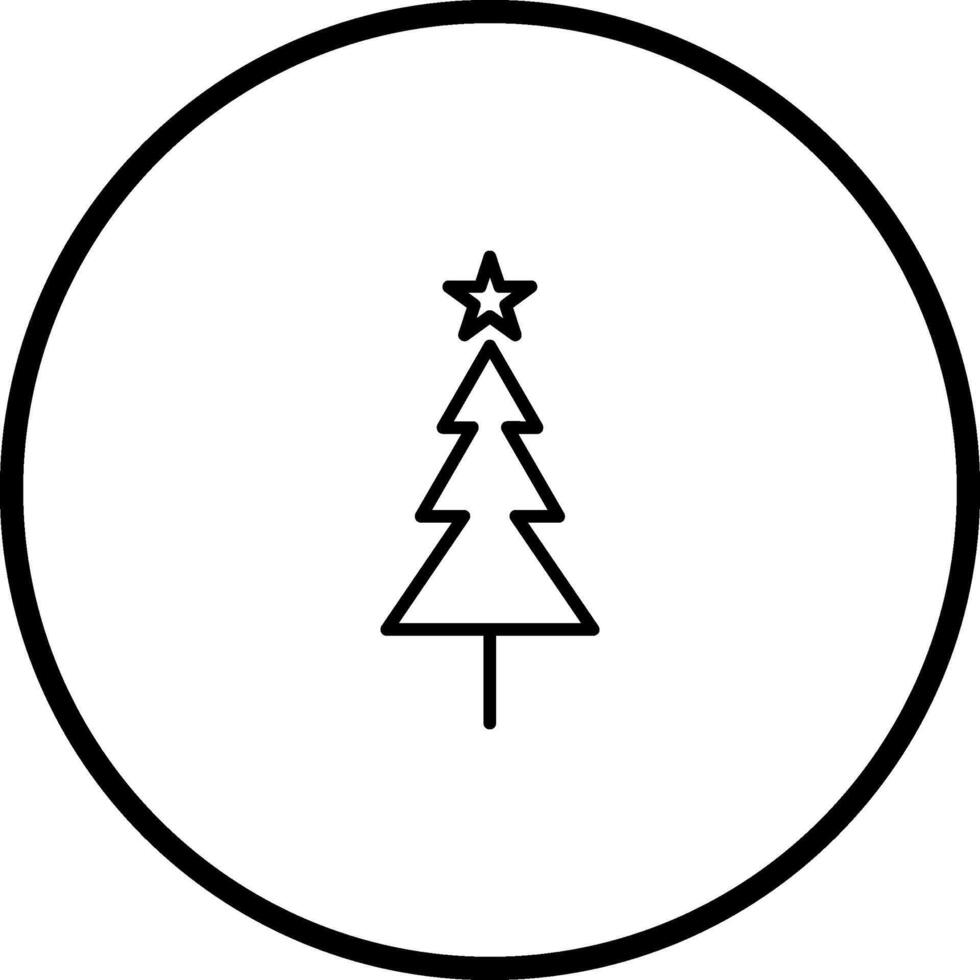 kerstboom vector pictogram