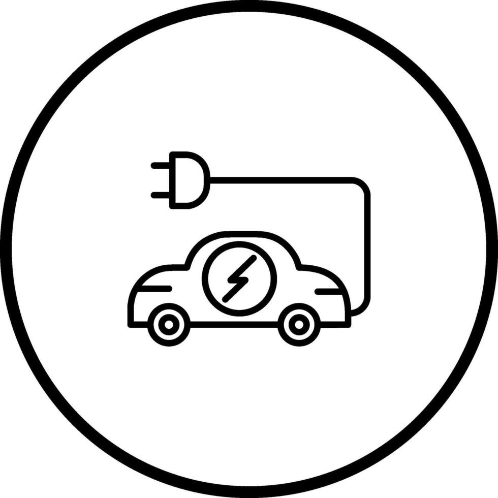 elektrische auto vector icon