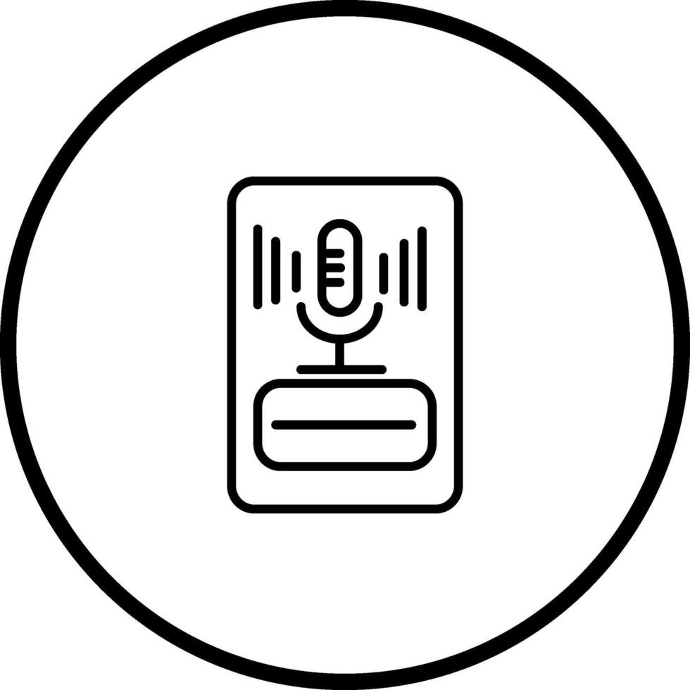 microfoon vector pictogram