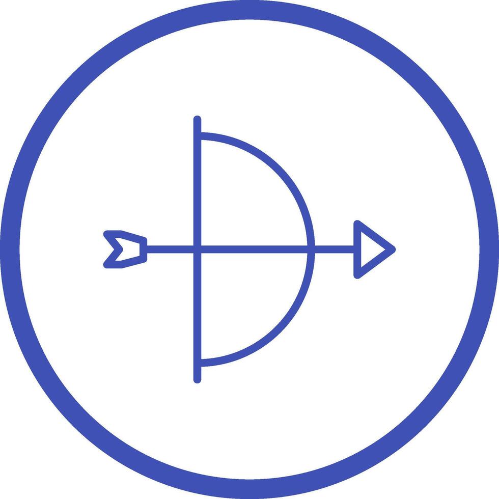 kruisboog vector icoon
