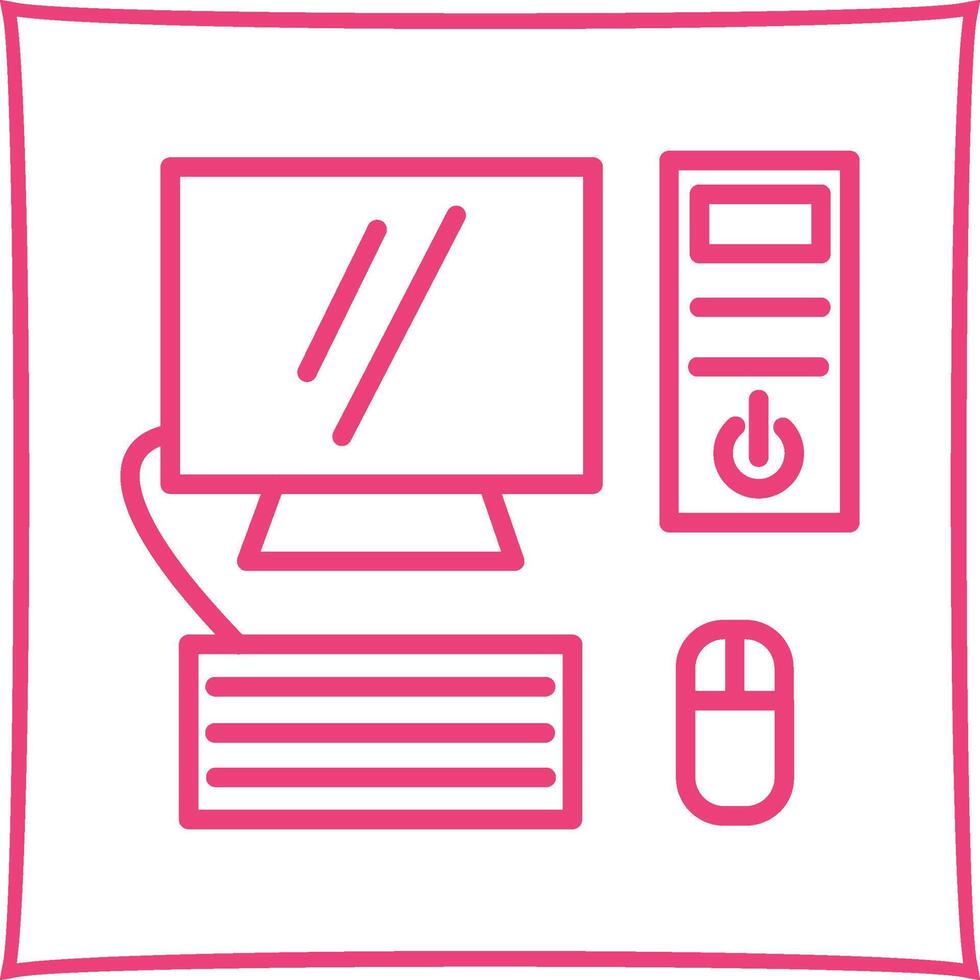 computer vector pictogram