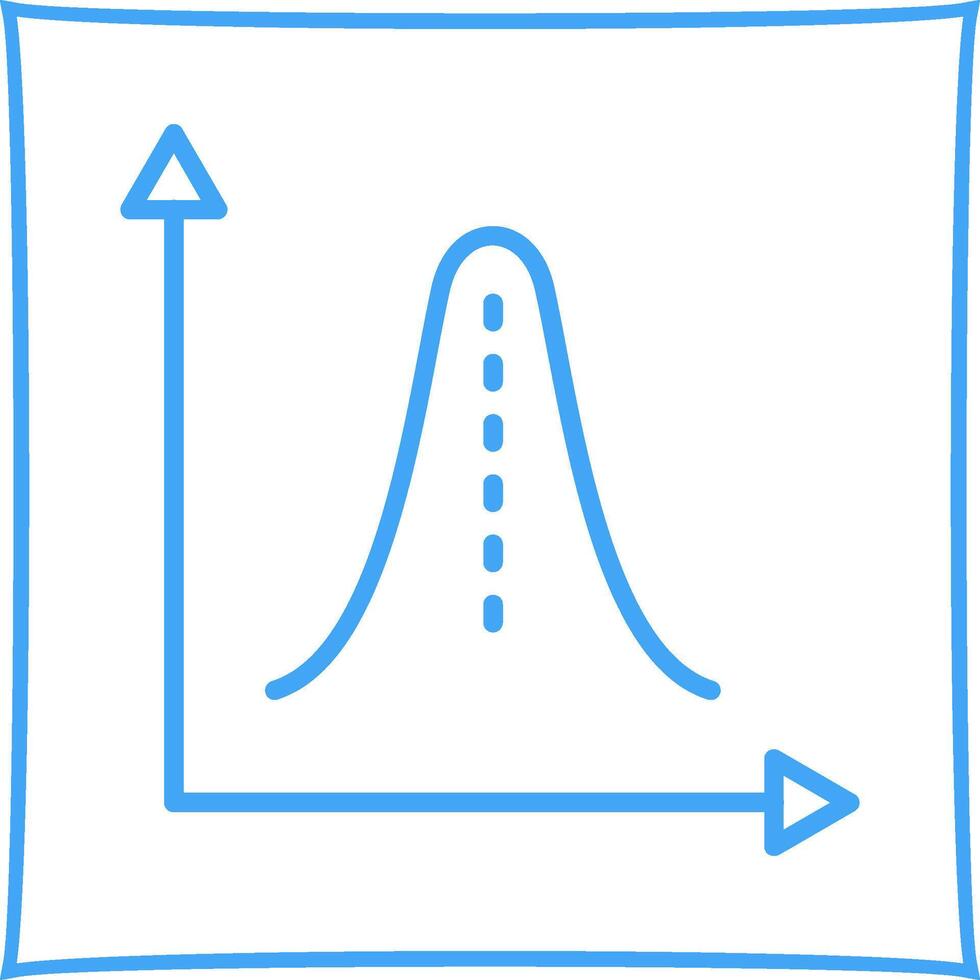 histogram vector icoon