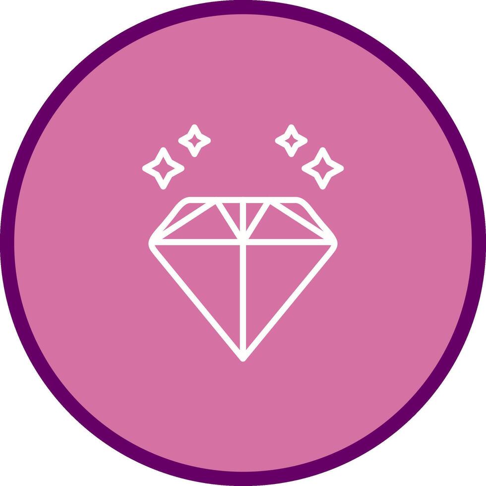 diamant vector pictogram