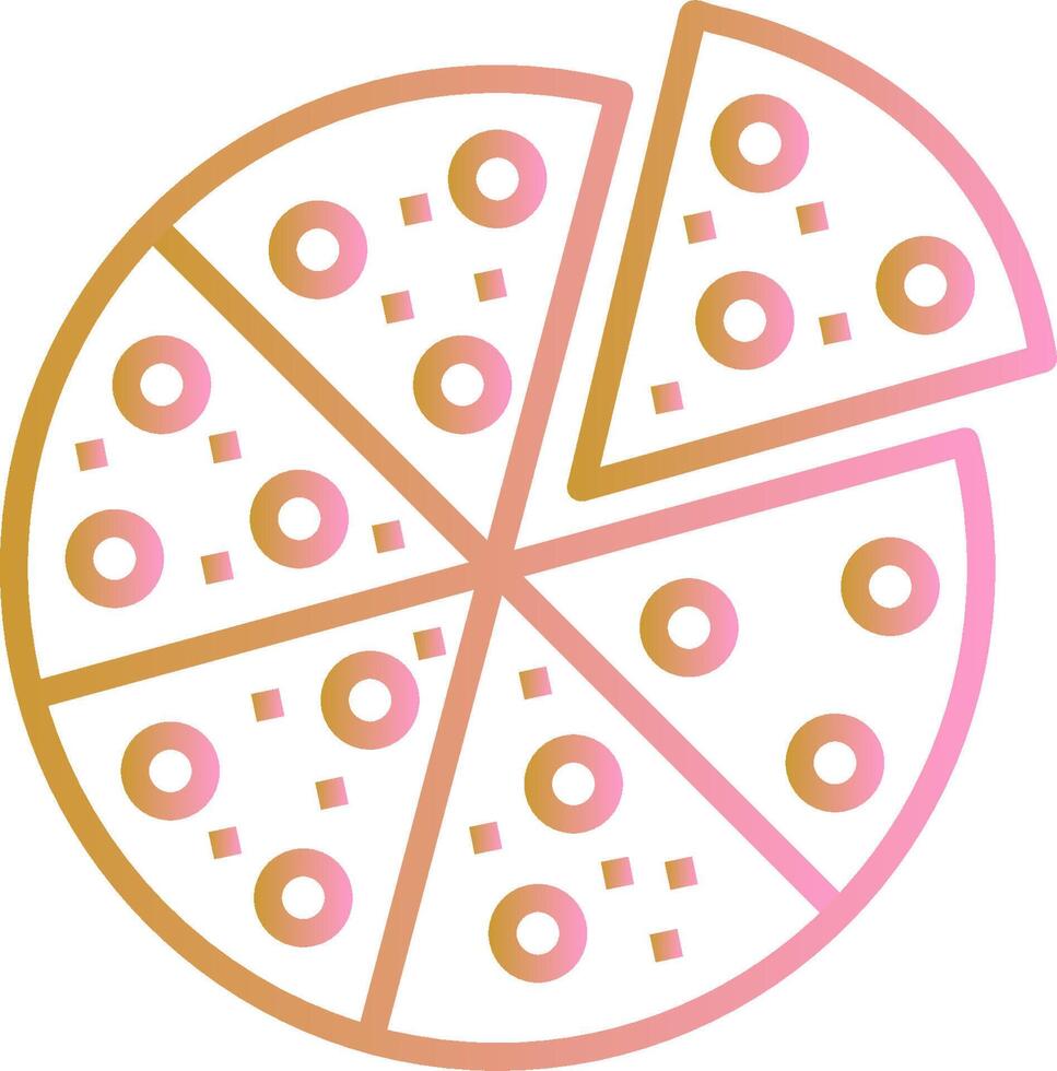 pizza plak vector icoon