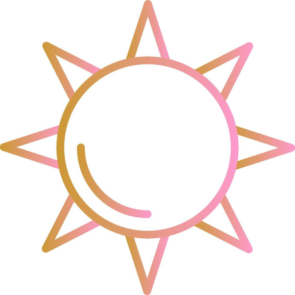 zon ii vector icoon