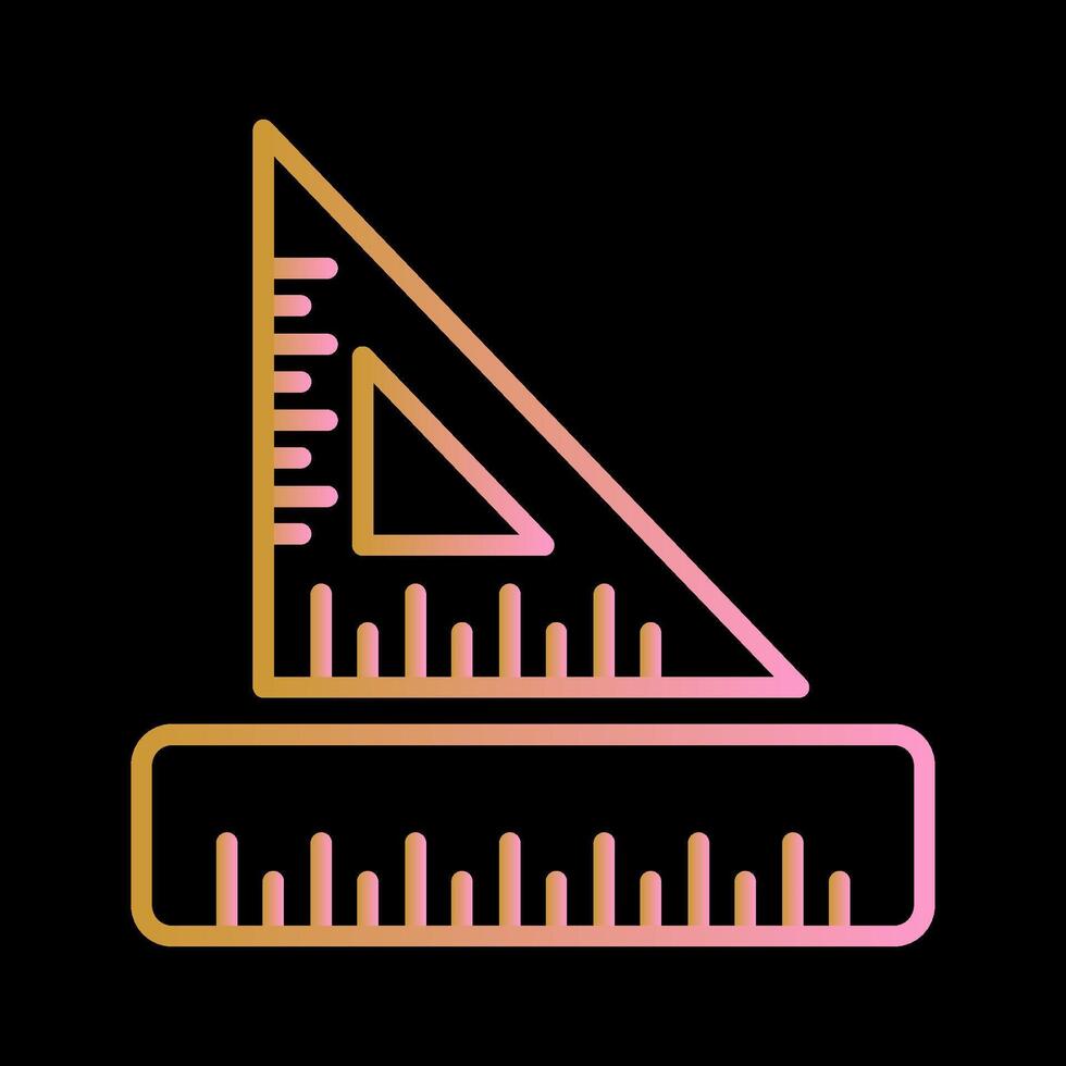 liniaal vector pictogram