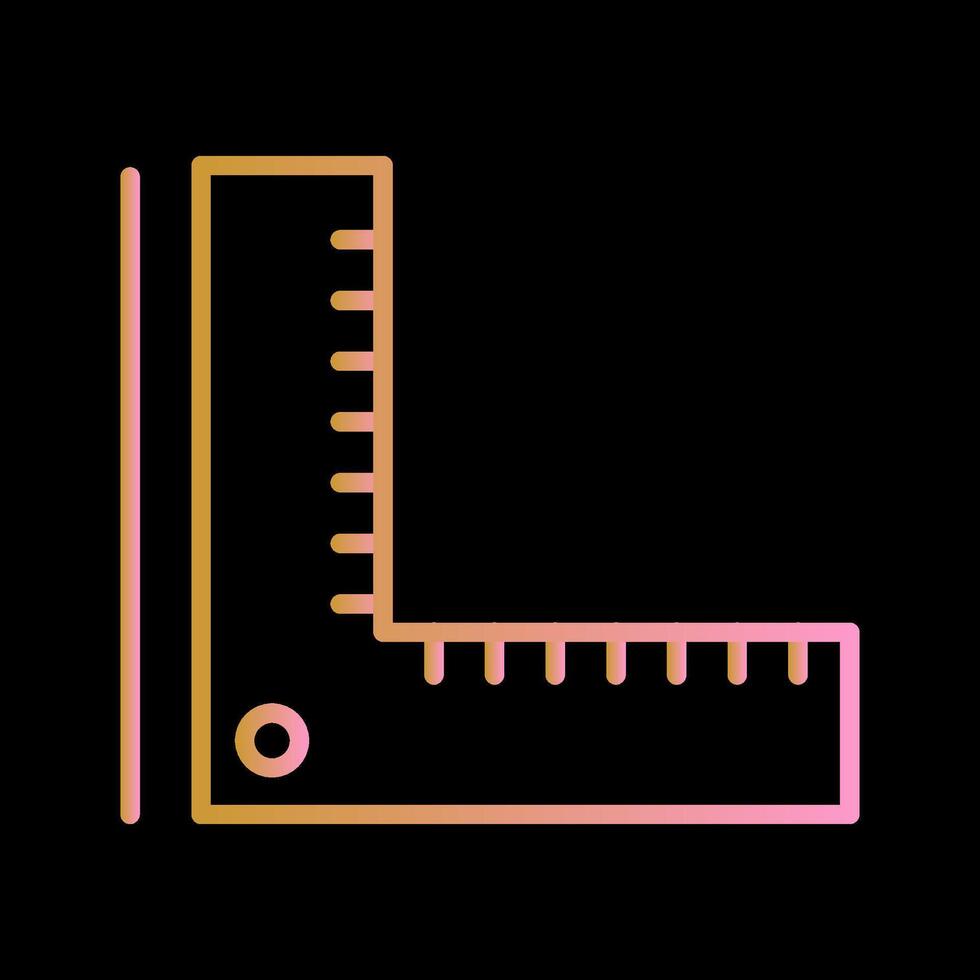 liniaal vector pictogram