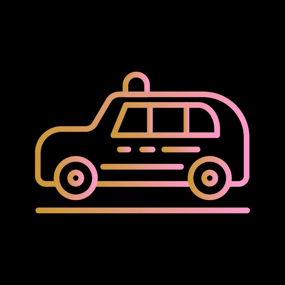 taxi vector icoon