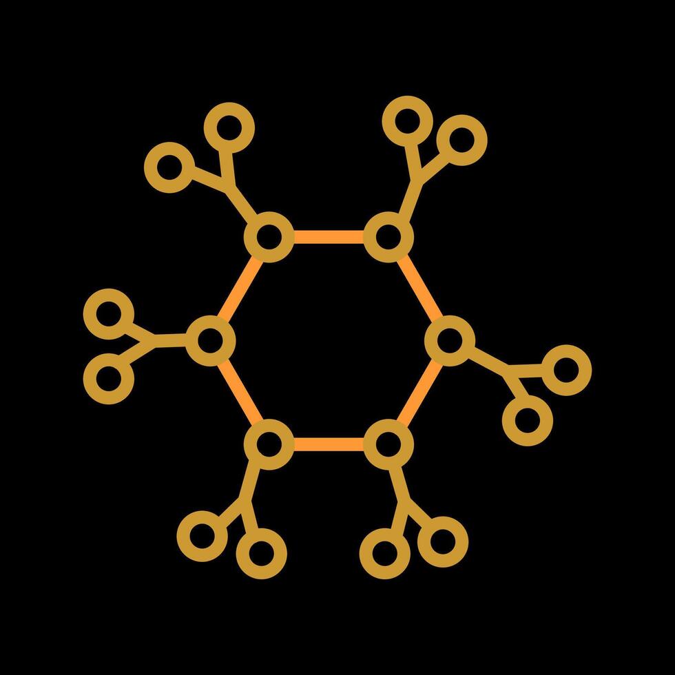 molecuul vector pictogram