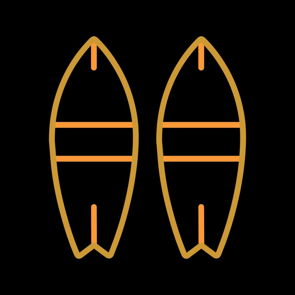 surfplank vector pictogram