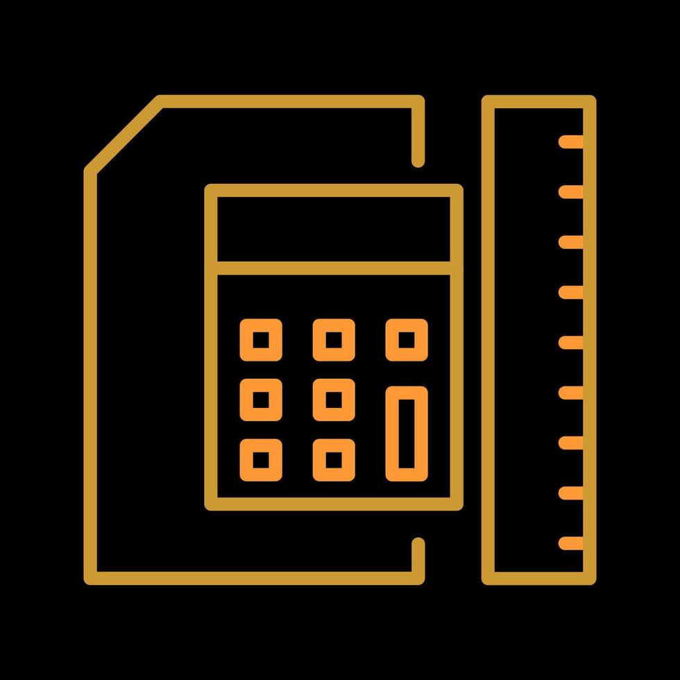 liniaal vector pictogram