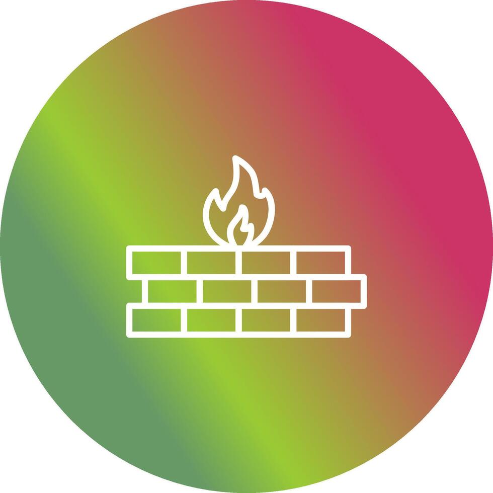 firewall vector pictogram