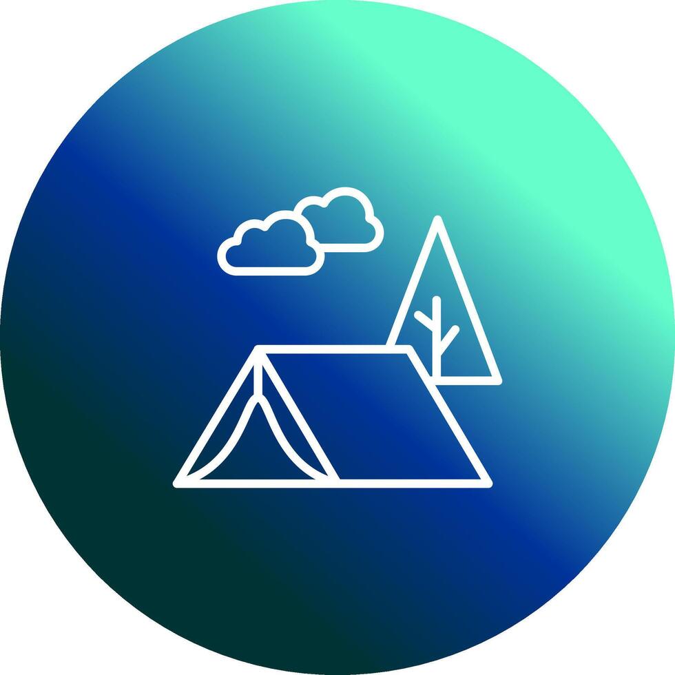 tent vector pictogram