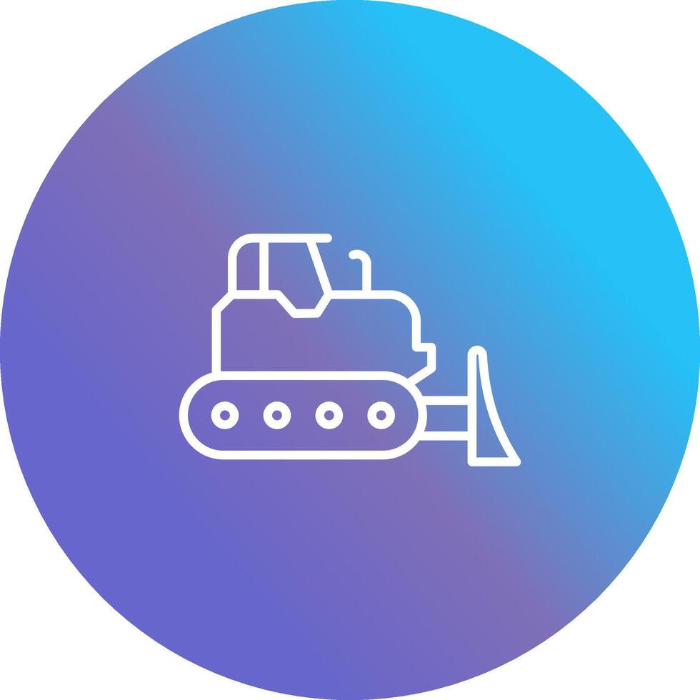 bulldozer vector icoon