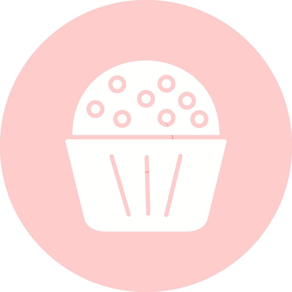 chocola muffin vector icoon