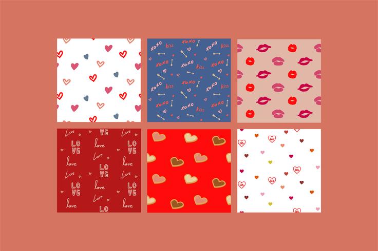 Illustraties van Valentine&#39;s items vector