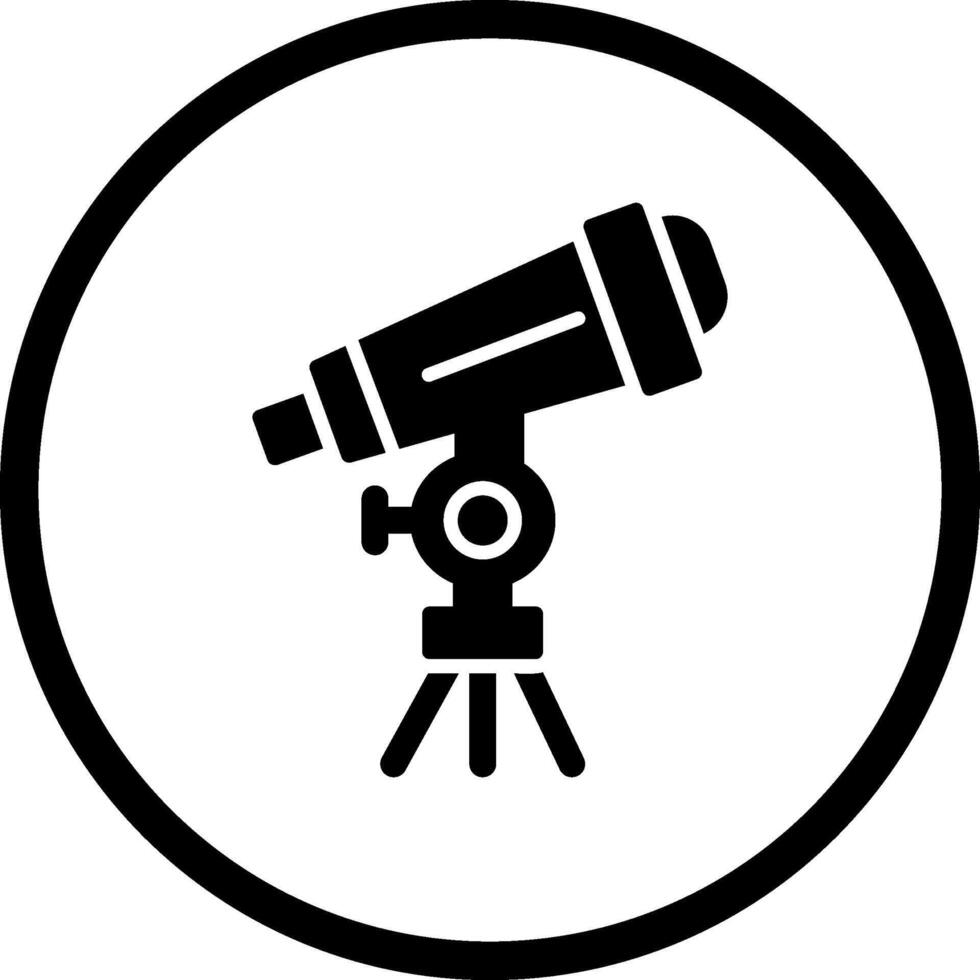 telescoop vector pictogram