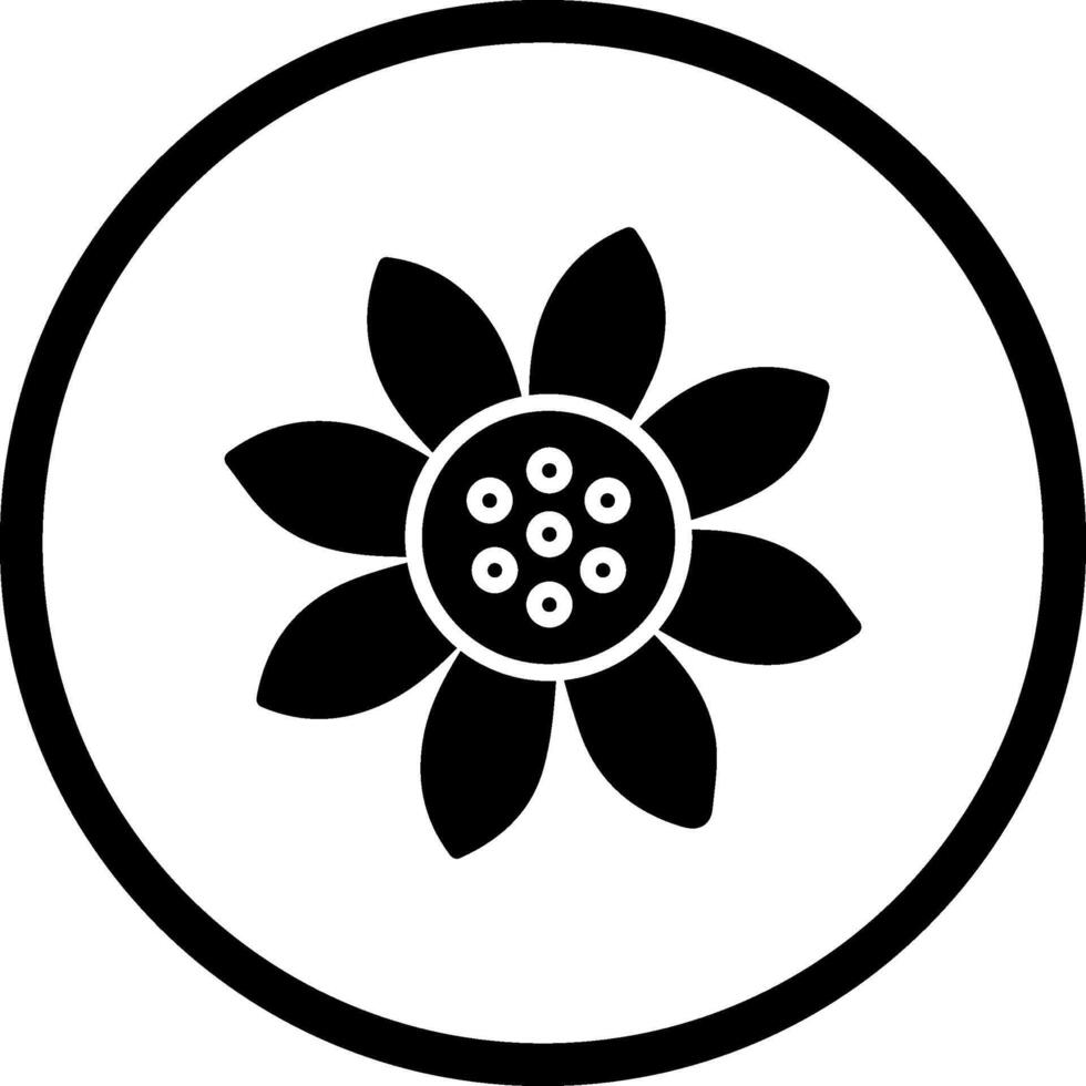 zonnebloem vector icoon