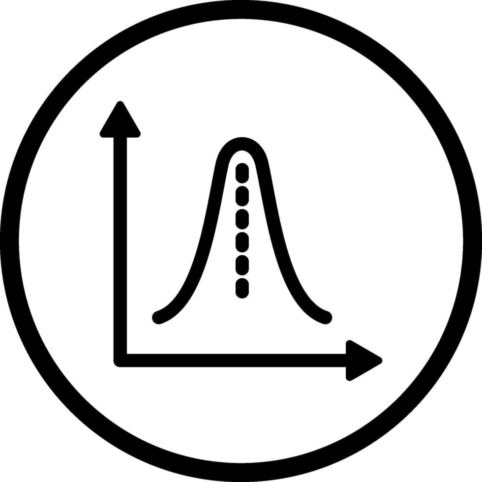 histogram vector icoon