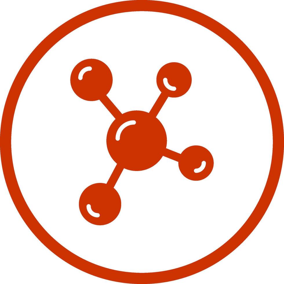 molecuul vector pictogram