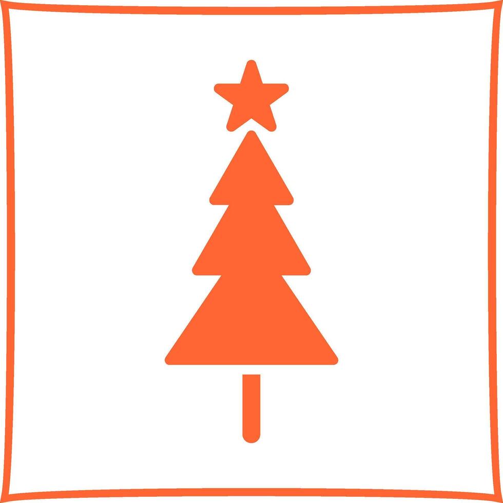 kerstboom vector pictogram